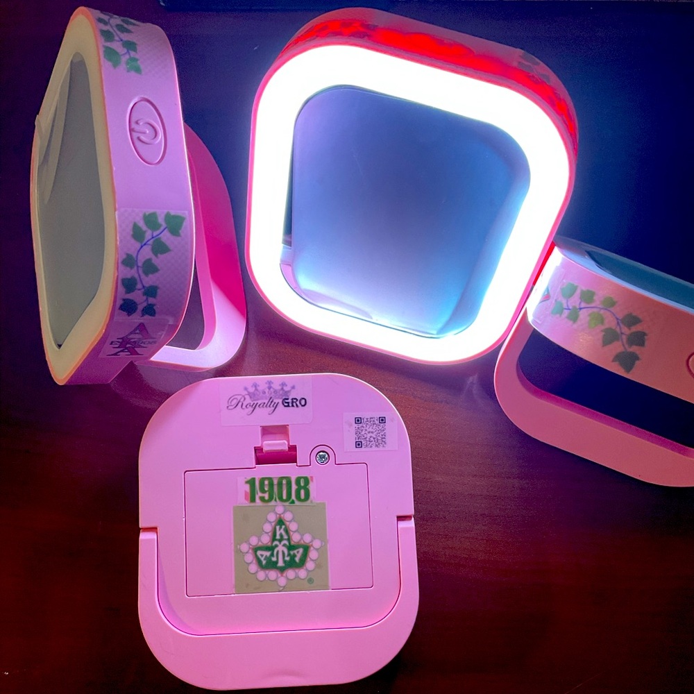 AKA Sorority Mini Lightup Mirror